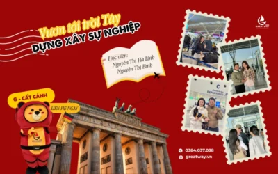 [G – CẤT CÁNH] VIẾT TIẾP GIẤC MƠ TỪ QUÊ NHÀ HÀ TĨNH ĐẾN NƯỚC ĐỨC XINH ĐẸP CÙNG 2 CÔ BẠN HỌC VIÊN GREATWAY