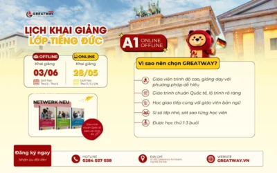 GREATWAY KHAI GIẢNG LỚP A1 TIẾNG ĐỨC CHO NGƯỜI MỚI BẮT ĐẦU