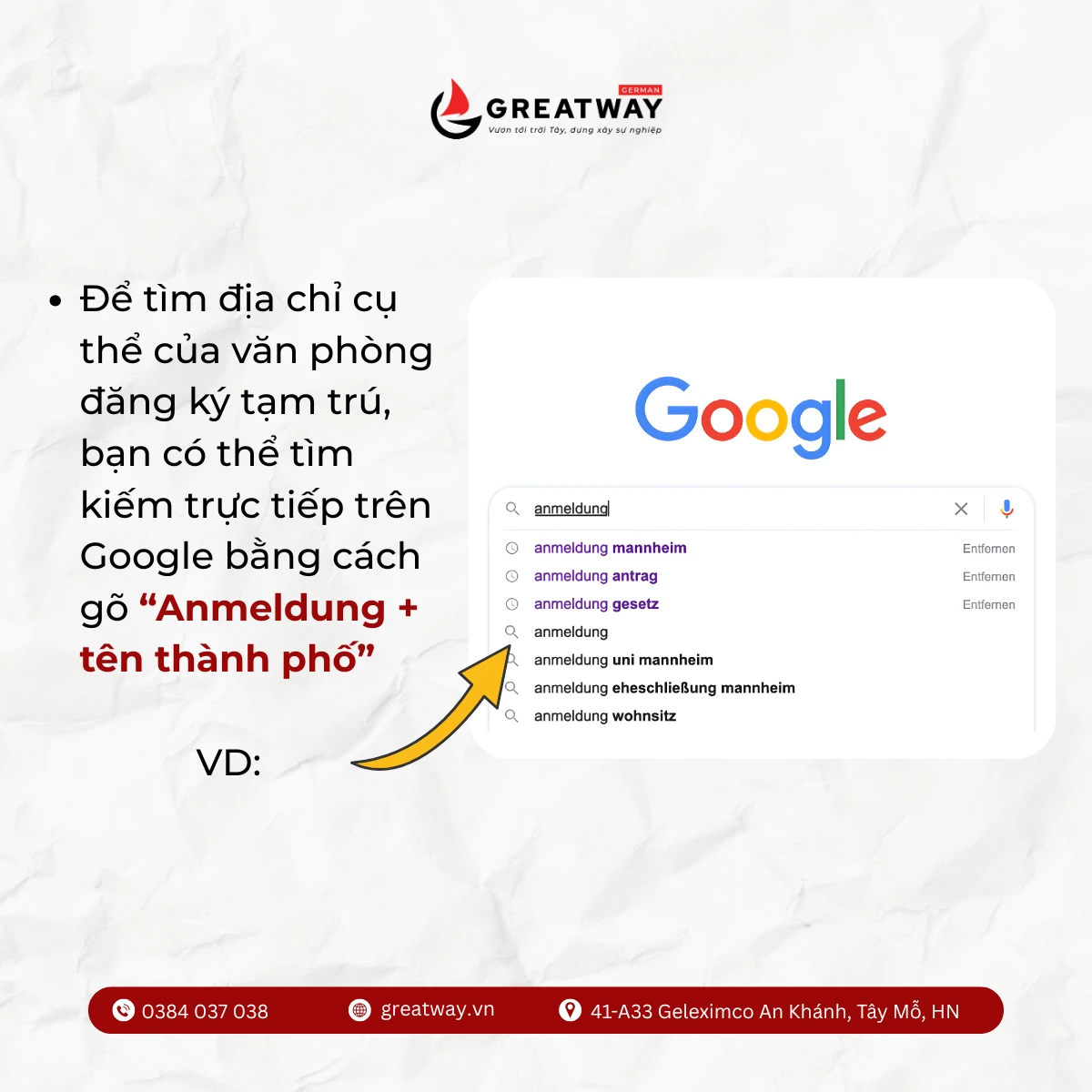HƯỚNG DẪN ĐĂNG KÝ CƯ TRÚ ĐỨC – ANMELDUNG