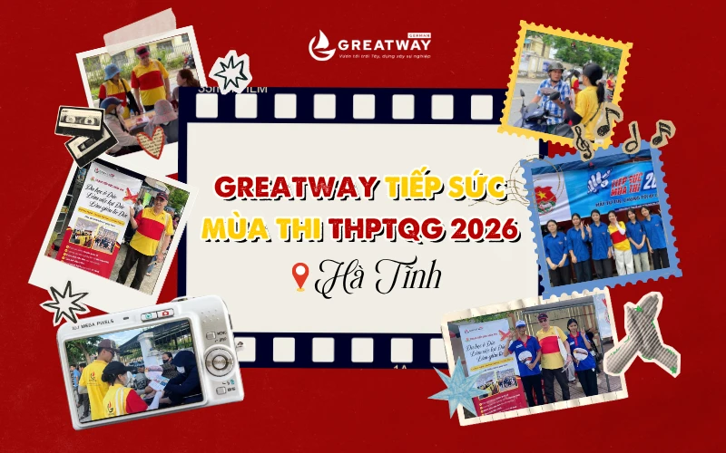 GREATWAY ĐỒNG HÀNH CÙNG SĨ TỬ TRONG CHƯƠNG TRÌNH TIẾP SỨC MÙA THI THPTQG 2026 TẠI HÀ TĨNH
