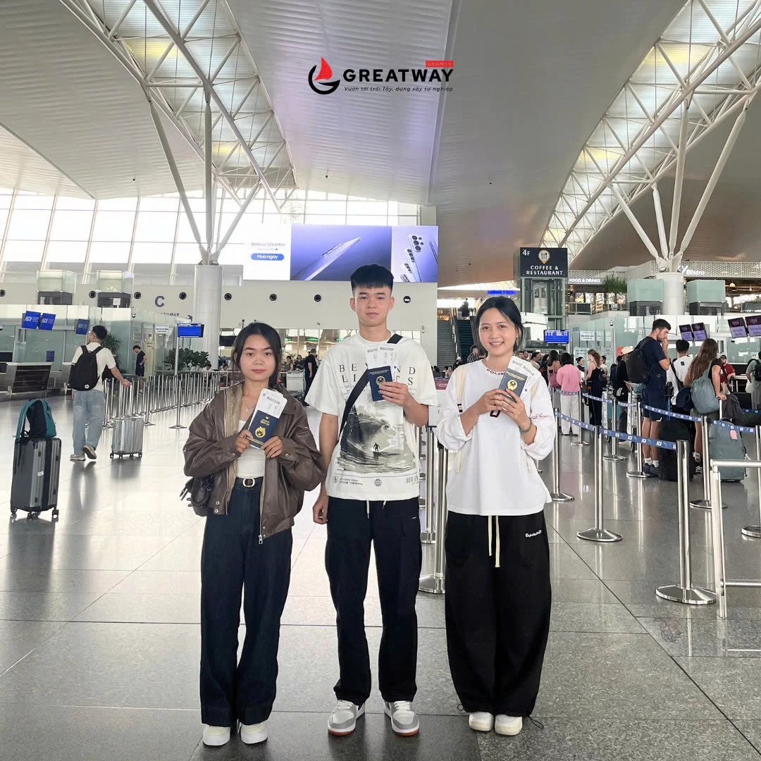 CẤT CÁNH MANG THEO ƯỚC MƠ – 3 HỌC VIÊN GREATWAY BẮT ĐẦU HÀNH TRÌNH DU HỌC NGHỀ TẠI ĐỨC