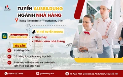 [GREATWAY] ĐƠN HÀNG DU HỌC NGÀNH NHÀ HÀNG NĂM 2026 TẠI TÂY ĐỨC