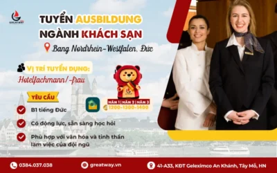 [GREATWAY] ĐƠN HÀNG DU HỌC NGÀNH KHÁCH SẠN NĂM 2027 TẠI CHLB ĐỨC