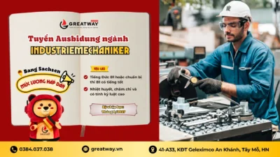ĐƠN HÀNG AUSBILDUNG NGÀNH LOGISTICS TẠI TÂY ĐỨC – KỲ NHẬP HỌC THÁNG 8/2027